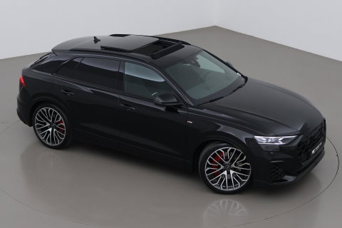 Audi Q8 60 TFSI e quattro Pro Line S Competition | Luchtvering | Trekhaak | Soft-Close | Panoramadak | B&O | 23 Inch