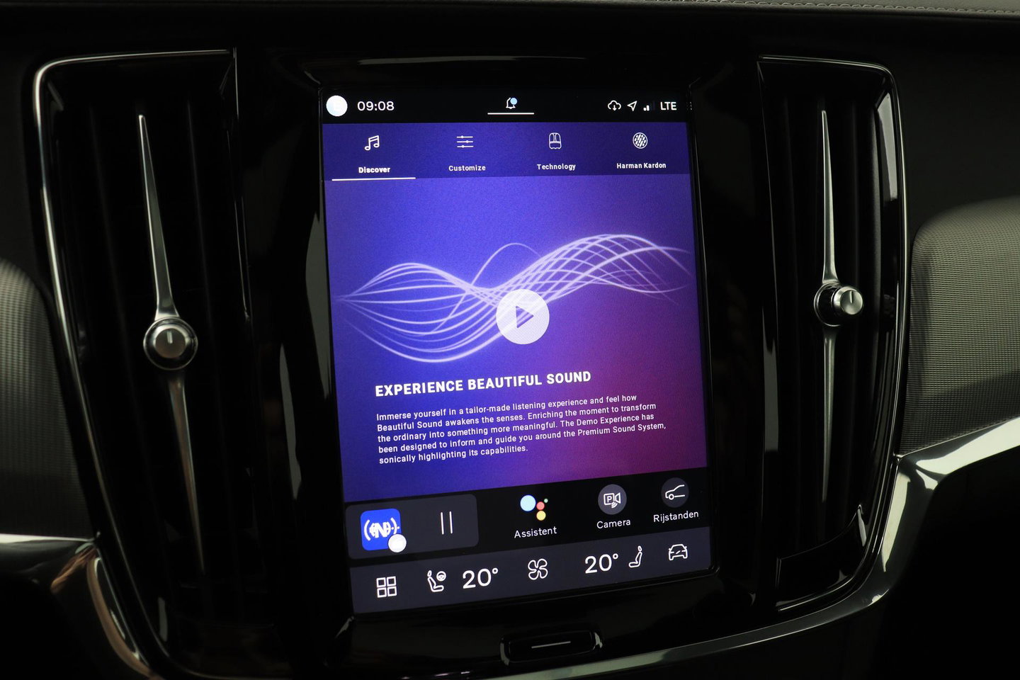 Volvo S90 T8 AWD Ultimate Dark | Schuif/kanteldak | ACC | Head-Up | 360° Camera | BLIS | Stoel+Stuurverwarming