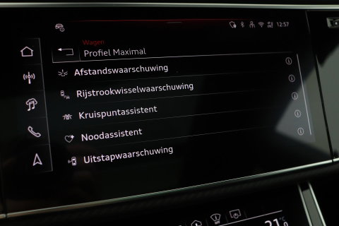 Audi Q8 60 TFSI e quattro Pro Line S Competition | Verde Zeltweg | Luchtvering | Trekhaak | Soft-Close | Panoramadak | B&O | 23 Inch