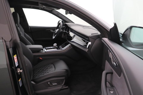 Audi Q8 60 TFSI e quattro Pro Line S Competition | Verde Zeltweg | Luchtvering | Trekhaak | Soft-Close | Panoramadak | B&O | 23 Inch