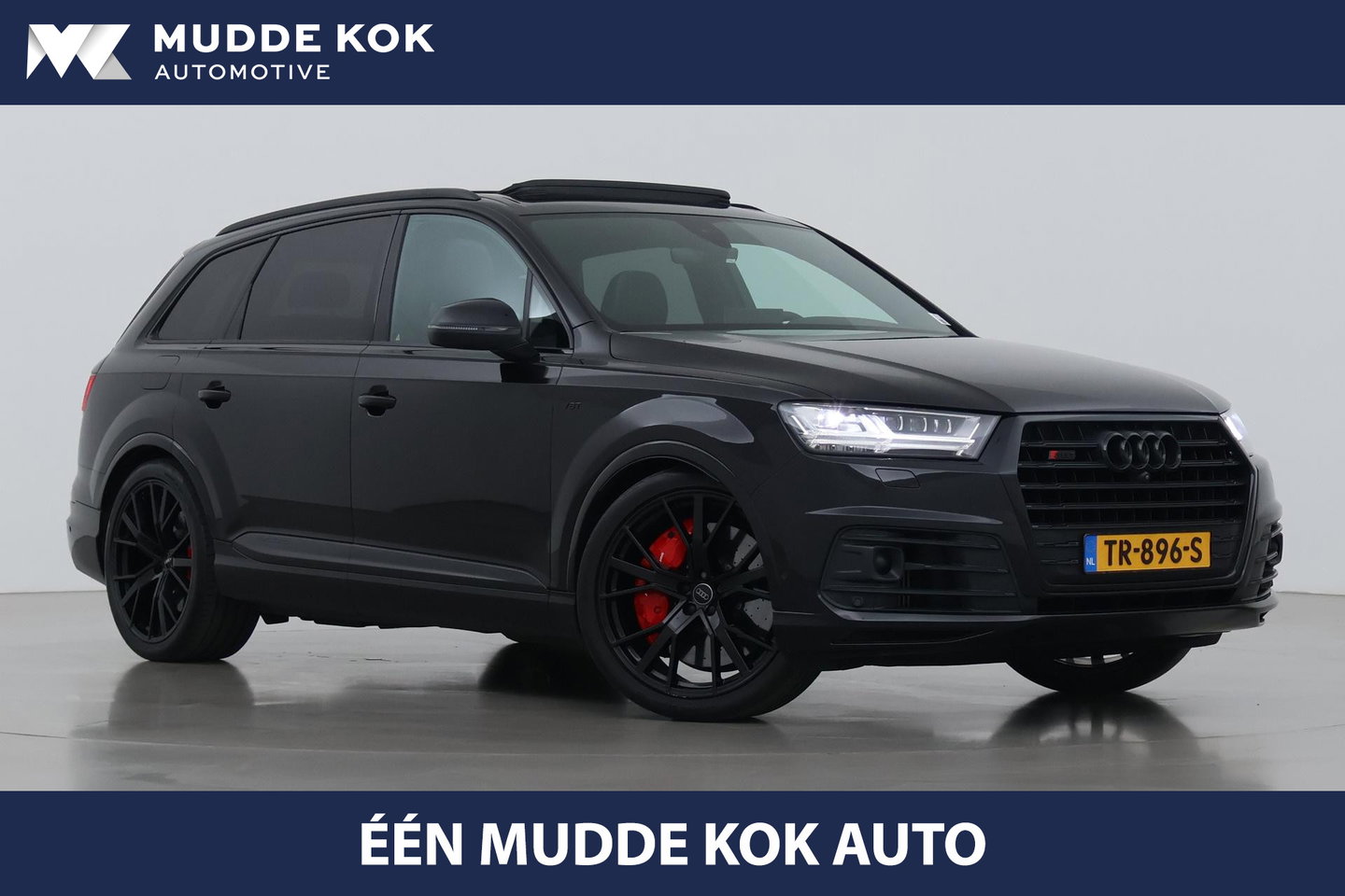 Audi Q7 4.0 TDI SQ7 quattro Pro Line + 7p | ACC | Luchtvering | Keramische Remmen | Panoramadak | Trekhaak | 360° Camera | Head-Up | 22 Inch