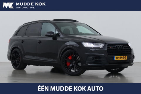 Audi Q7 4.0 TDI SQ7 quattro Pro Line + 7p | ACC | Luchtvering | Keramische Remmen | Panoramadak | Trekhaak | 360° Camera | Head-Up | 22 Inch