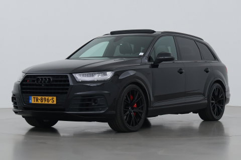 Audi Q7 4.0 TDI SQ7 quattro Pro Line + 7p | ACC | Luchtvering | Keramische Remmen | Panoramadak | Trekhaak | 360° Camera | Head-Up | 22 Inch