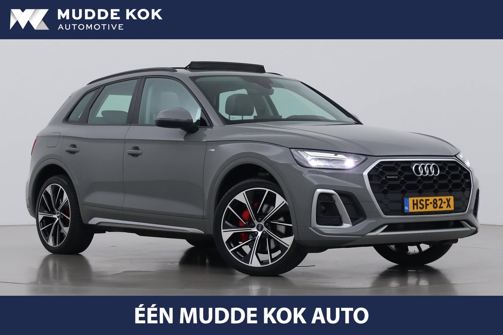 Audi Q5 50 TFSI e S edition | ACC | Panoramadak | Trekhaak | Stoel+Stuurverwarming | Memory | Camera | 20 Inch