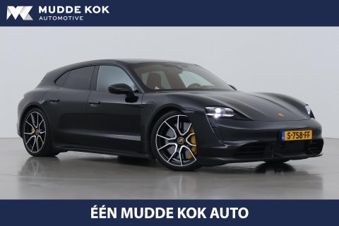Porsche Taycan Sport Turismo Turbo S 93 kWh | BTW | Sport Chrono | Panoramadak | 229K NW prijs | Burmester Audio | Keramisch | 360° Camera | 21 Inch