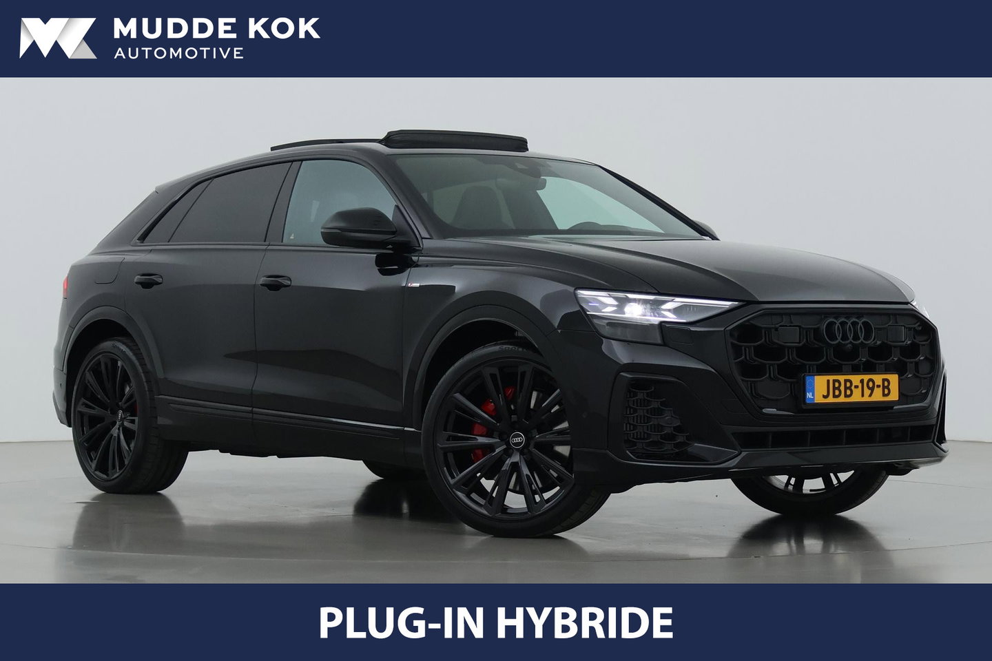 Audi Q8 60 TFSI e quattro Pro Line S Competition | Luchtvering | B&O | Panoramadak | Trekhaak | 360° Camera | 23 Inch