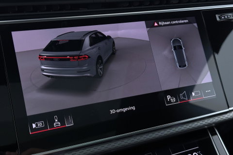 Audi Q8 60 TFSI e quattro Pro Line S Competition | Luchtvering | B&O | Panoramadak | Trekhaak | 360° Camera | 23 Inch