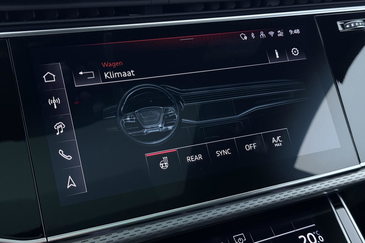Audi Q8 60 TFSI e quattro Pro Line S Competition | Luchtvering | B&O | Panoramadak | Trekhaak | 360° Camera | 23 Inch