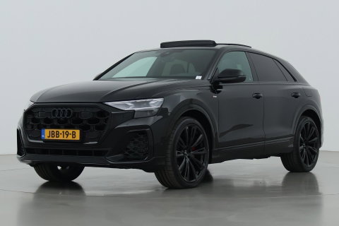 Audi Q8 60 TFSI e quattro Pro Line S Competition | Luchtvering | B&O | Panoramadak | Trekhaak | 360° Camera | 23 Inch