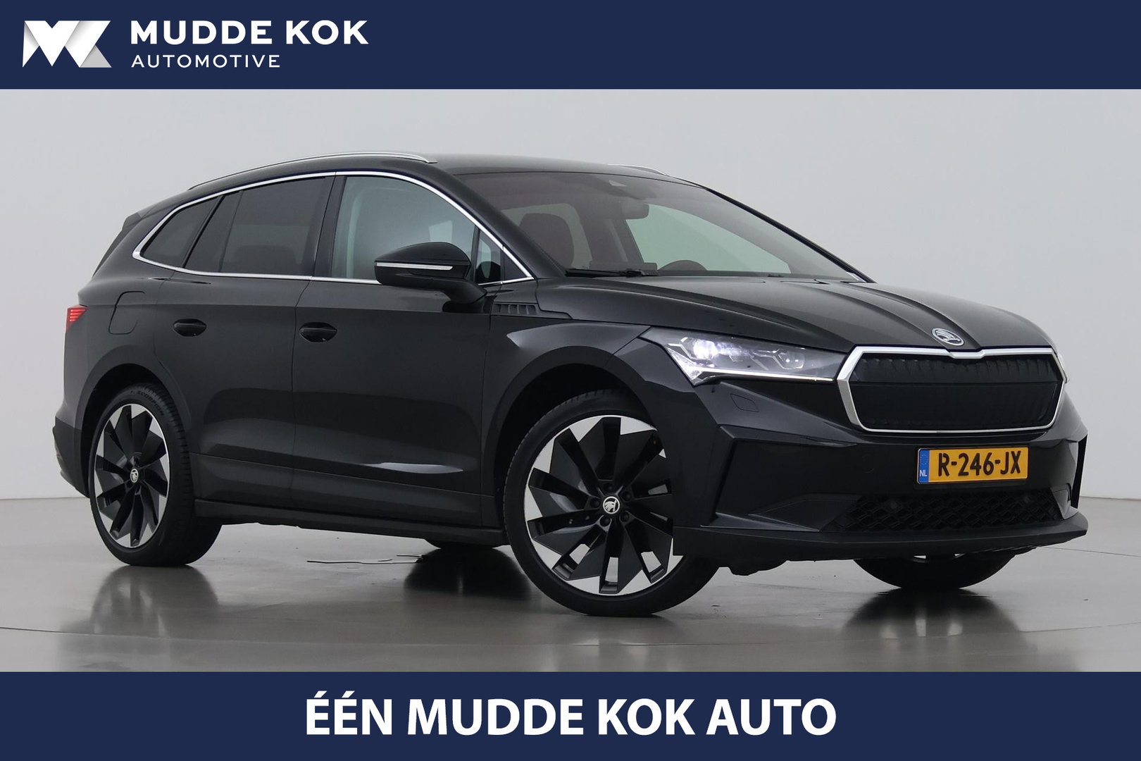 Škoda Enyaq iV 80 | Matrix LED | Camera | Stoel+Stuurverwarming | Verwarmbare Achterbank | Keyless | Leder | 19 Inch
