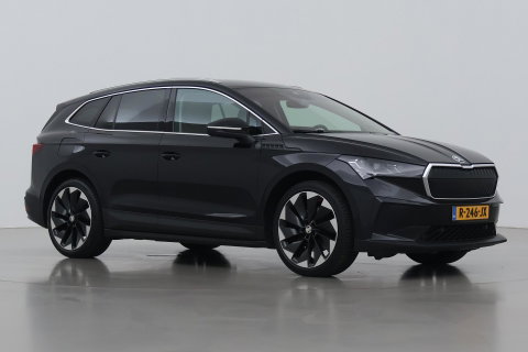 Škoda Enyaq iV 80 | Matrix LED | Camera | Stoel+Stuurverwarming | Verwarmbare Achterbank | Keyless | Leder | 19 Inch