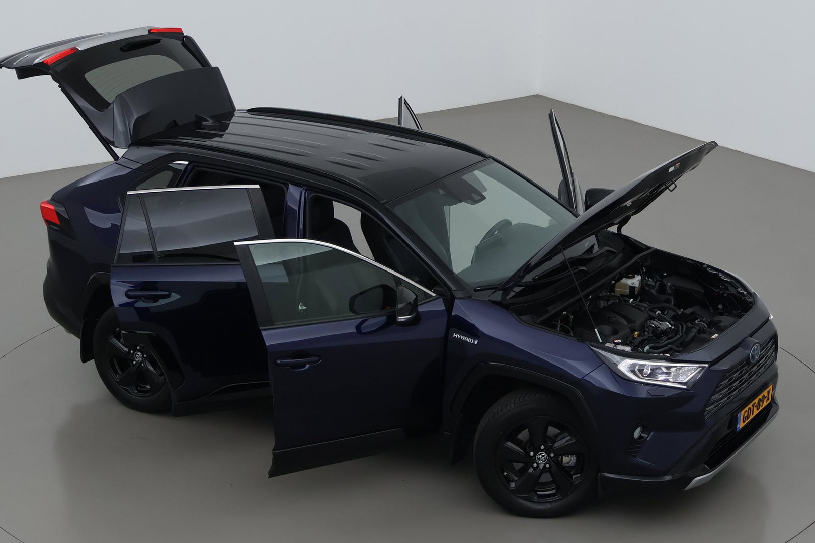 Toyota RAV4 2.5 Hybrid Bi-Tone | ACC | JBL Audio | Stoel+Stuurverwarming | Elektrische Achterklep | Keyless | LED | Camera | 18 Inch