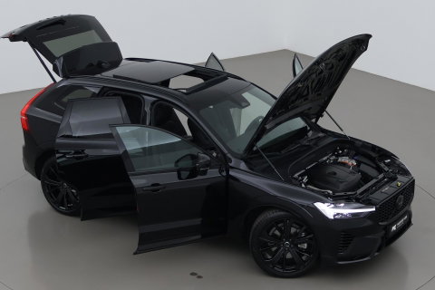 Volvo XC60 T6 Plug-in hybrid Ultra Black Edition | ACC | Luchtvering | Trekhaak | Bowers&Wilkins | 360° Camera | Stoelmassage | Panoramadak | Head-Up