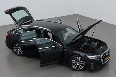 Audi A6 Avant 45 TFSI quattro Sport S line edition | Matrix LED | Trekhaak | Stoelverwarming | Keyless | Memory Seats | 19 inch