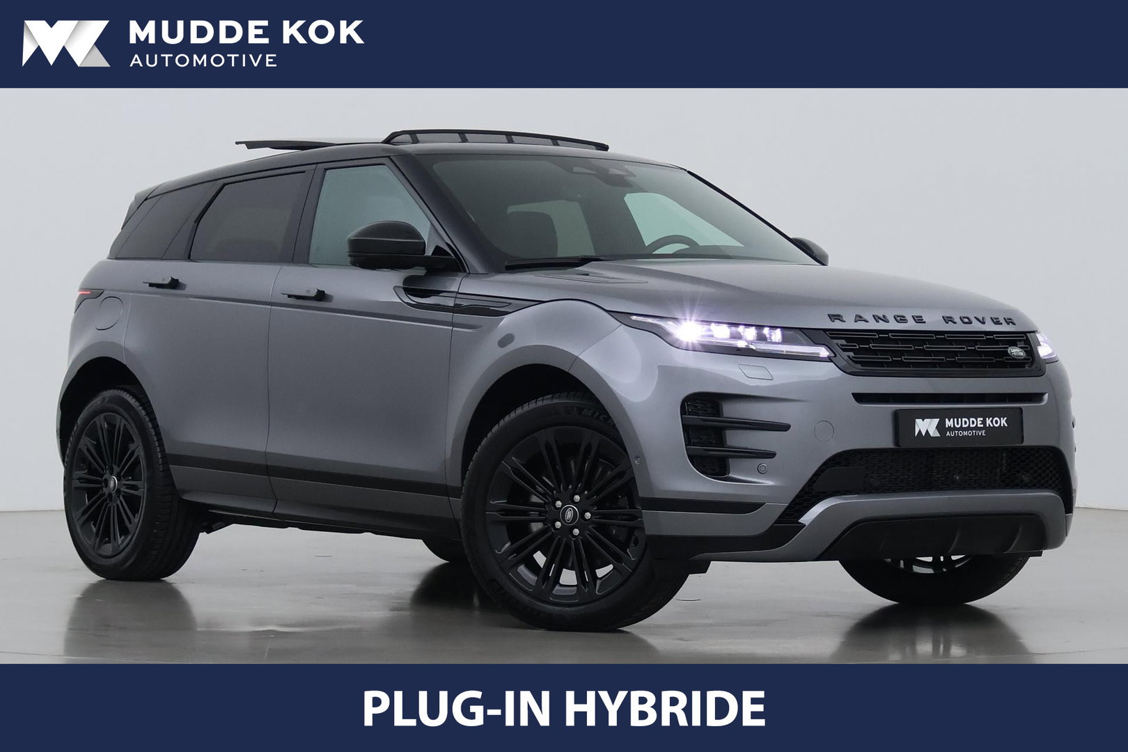 Land Rover Range Rover Evoque P270e PHEV Dynamic SE | Black Pack | Schuif/kanteldak | ACC | 20 Inch | Stuur+Voorruitverwarming