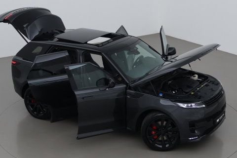 Land Rover Range Rover Sport 3.0 P550e Autobiography PHEV | Black Pack | Massage | Meridian Surround | Koelbox | ClearSight | Trekhaak | 23 Inch