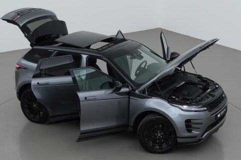 Land Rover Range Rover Evoque P270e PHEV Dynamic SE | Schuif/kanteldak | Black Pack | Cold Climate Pack | Meridian | 360 Camera | 20 Inch