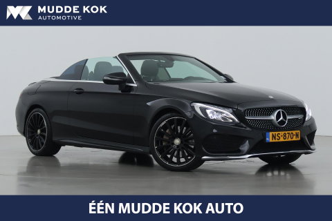 Mercedes-Benz C-Klasse Cabrio 200 Edition 1 | AMG-Line | Nekverwarming | Dodehoekassistent | Parkeerassistent | Stoelverwarming | LED | 18 Inch AMG