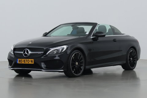 Mercedes-Benz C-Klasse Cabrio 200 Edition 1 | AMG-Line | Nekverwarming | Dodehoekassistent | Parkeerassistent | Stoelverwarming | LED | 18 Inch AMG