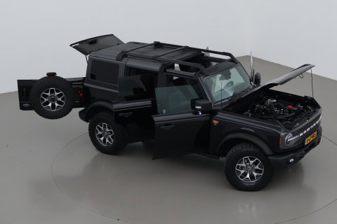 Ford Bronco 2.7 Outer Banks | GRIJS KENTEKEN | Trekhaak | Bang&Olufsen | Stoel+Stuurverwarming | 360° Camera | ACC