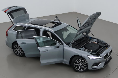 Volvo V60 T8 Plug-in hybrid Plus Bright | ACC | Panoramadak | 360° Camera | Head-Up | Harman/Kardon | Stoelventilatie | Keyless | 19 Inch