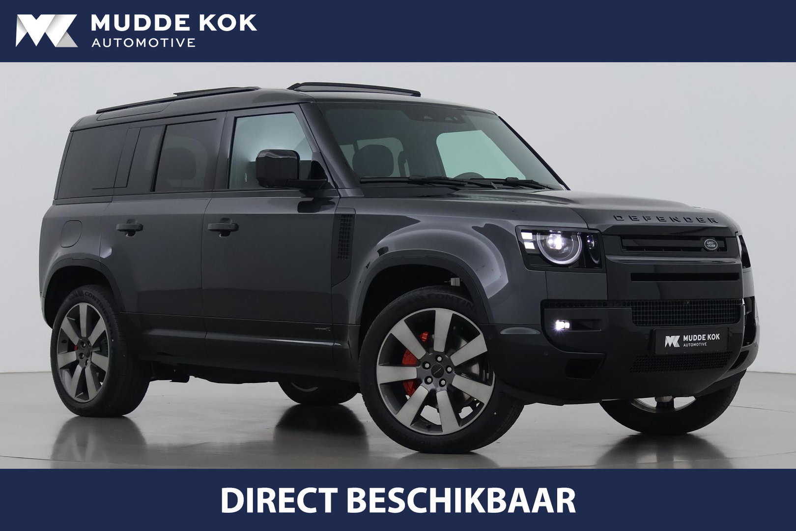 Land Rover Defender 2.0 P300e 110 X | FACELIFT | ClearSight | Meridian Surround | Trekhaak | Luchtvering | Koelbox | Panoramadak | 22 Inch