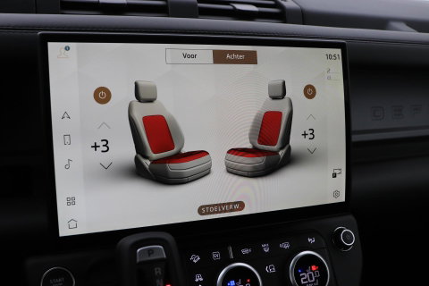 Land Rover Defender 2.0 P300e 110 X | FACELIFT | ClearSight | Meridian Surround | Trekhaak | Luchtvering | Koelbox | Panoramadak | 22 Inch