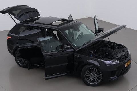 Land Rover Range Rover Sport 3.0 SDV6 HSE Dynamic | Black Pack | Luchtvering | Trekhaak | Meridian | Panoramadak | Koelbox | Memory