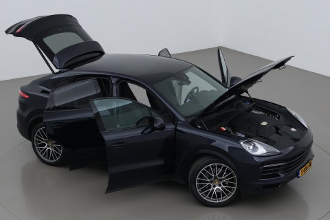 Porsche Cayenne Coupé 3.0 E-Hybrid Platinum Edition | Luchtvering | Panoramadak | Sport Chrono | Soft-Close | 360° Camera | 21 Inch