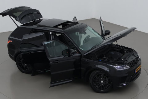 Land Rover Range Rover Sport 3.0 SDV6 HSE | GRIJS KENTEKEN | Luchtvering | Panoramadak | Stoelventilatie | Meridian | ACC | 21 inch