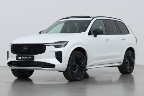 Volvo XC90 T8 Plug-in hybrid Ultra Black Edition | Luchtvering | Trekhaak | Head-Up | 360° Camera | Panoramadak