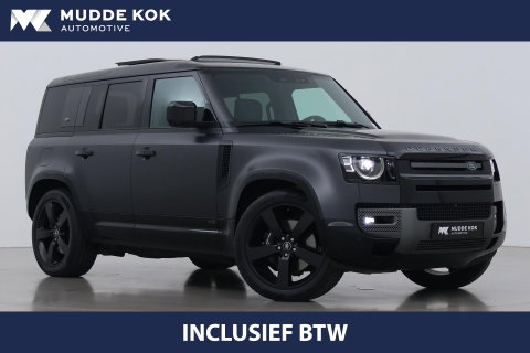 Land Rover Defender 5.0 P525 110 V8 Carpathian Edition | 5- Persoons | Meridian Surround | 22 Inch | ACC | Panoramadak | Luchtvering