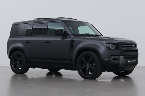 Land Rover Defender 5.0 P525 110 V8 Carpathian Edition | 5- Persoons | Meridian Surround | 22 Inch | ACC | Panoramadak | Luchtvering