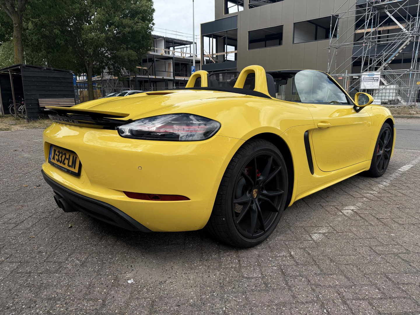 Porsche 718 Boxster S 2.5 Turbo l Sport uitlaat l 350Pk l compleet onderhouden bij Porsche