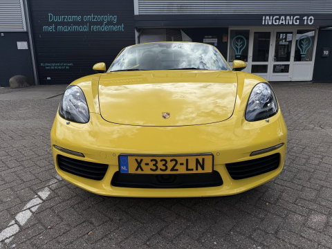 Porsche 718 Boxster S 2.5 Turbo l Sport uitlaat l 350Pk l compleet onderhouden bij Porsche