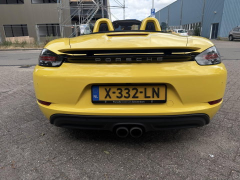 Porsche 718 Boxster S 2.5 Turbo l Sport uitlaat l 350Pk l compleet onderhouden bij Porsche