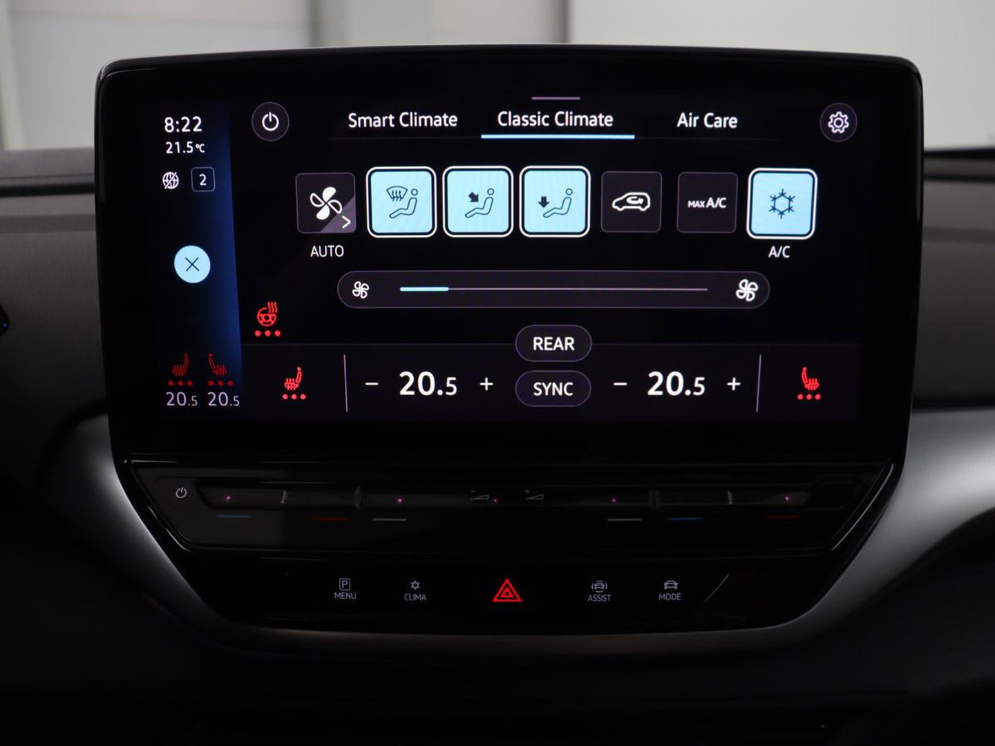 Volkswagen ID.4 First Max 77 kWh | SOH 91,9% | Panoramadak | Leder/alcantara | Memory | Stuur/stoel verwarming | Adaptive cruise | 360 camera | Dodehoek detectie | Carplay | Sfeerverlichting |