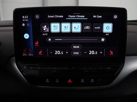Volkswagen ID.4 First Max 77 kWh | SOH 91,9% | Panoramadak | Leder/alcantara | Memory | Stuur/stoel verwarming | Adaptive cruise | 360 camera | Dodehoek detectie | Carplay | Sfeerverlichting |