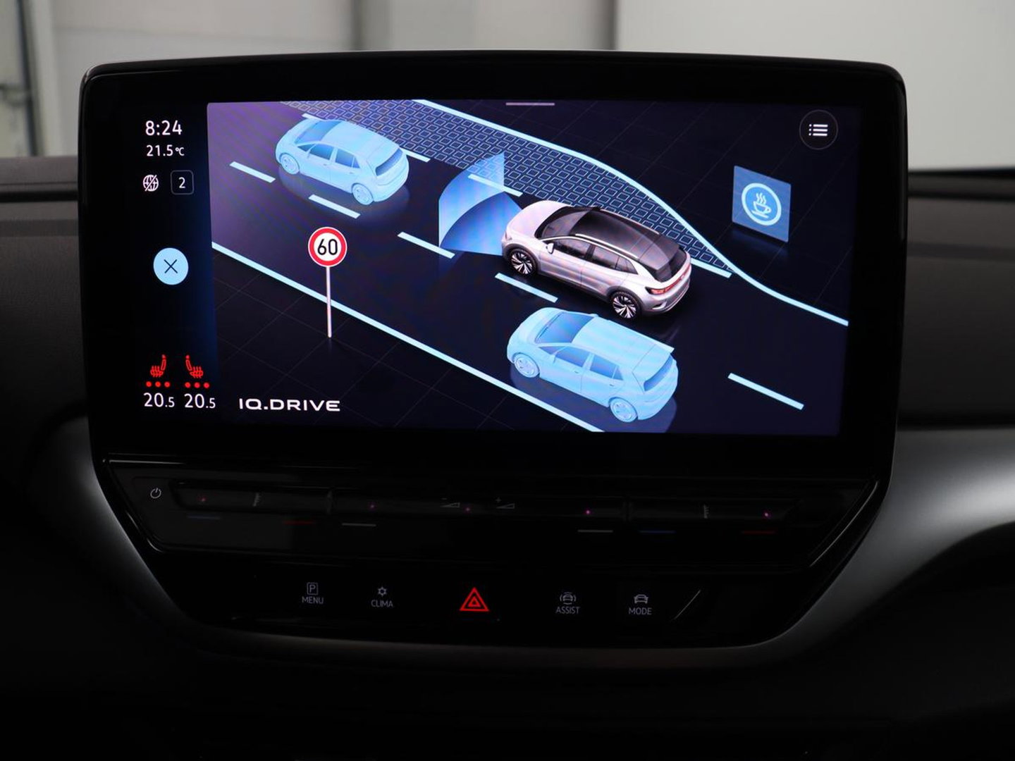 Volkswagen ID.4 First Max 77 kWh | SOH 91,9% | Panoramadak | Leder/alcantara | Memory | Stuur/stoel verwarming | Adaptive cruise | 360 camera | Dodehoek detectie | Carplay | Sfeerverlichting |