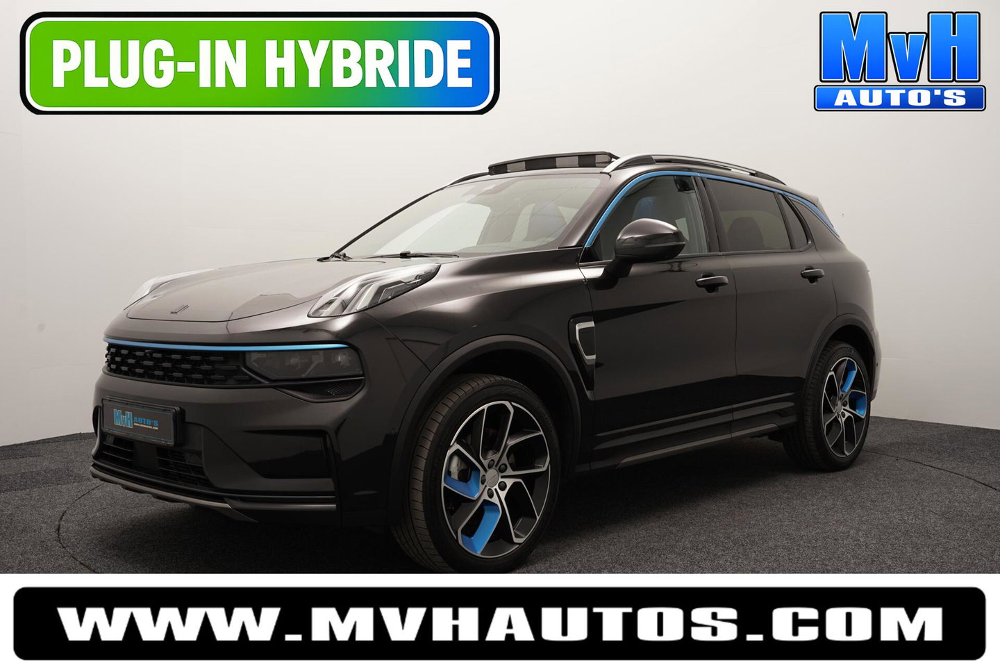 Lynk & Co 01 1.5 PHEV|ZWARTE.HEMEL|360ºCAM|PANO|262PK|SOH98%