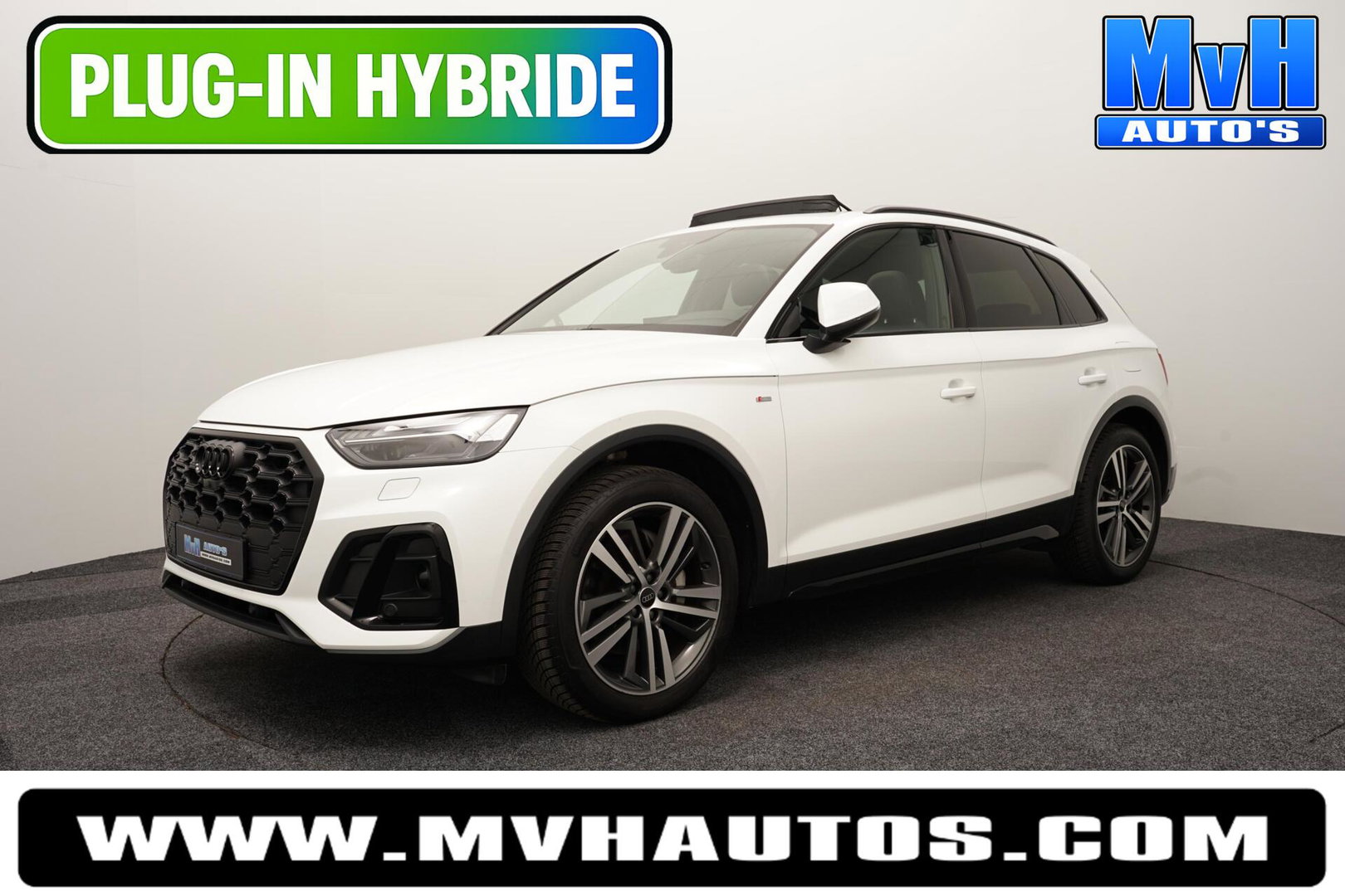 Audi Q5 50 TFSI e S Ed.|LUCHTVERING|RS-ZETELS|MATRIX|PANO|SOH86%