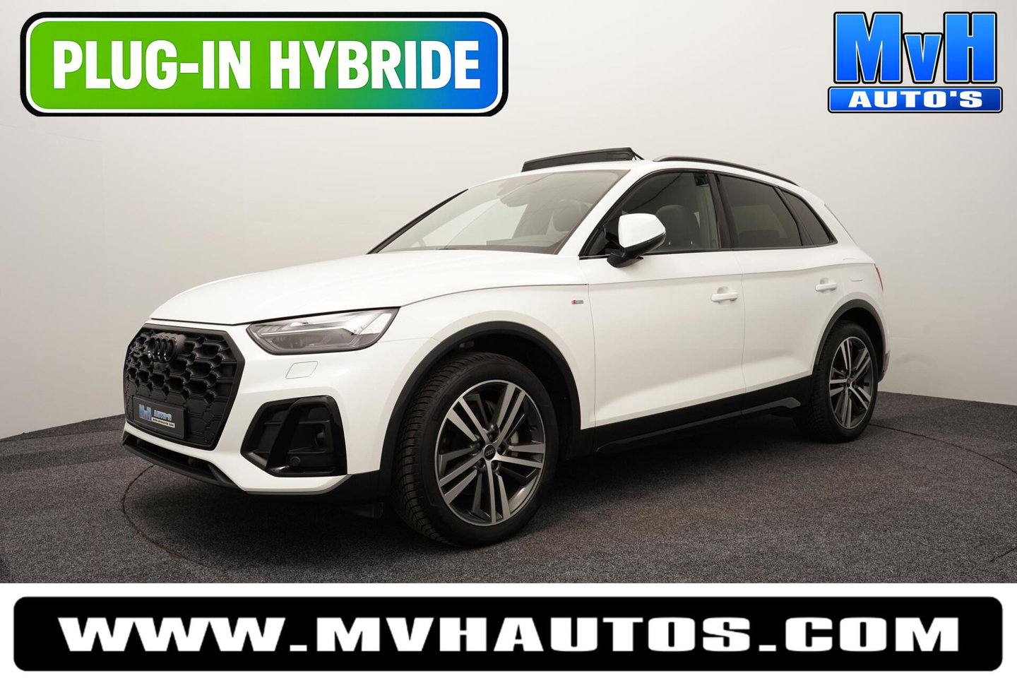 Audi Q5 50 TFSI e S Ed.|LUCHTVERING|RS-ZETELS|MATRIX|PANO|SOH86%