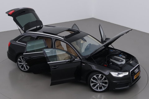 Audi A6 Avant 3.0 TDI BiT quattro Pro Line Plus | Luchtvering | Panoramadak | BOSE | Camera | Keyless | Leder | 20 inch