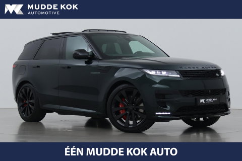 Land Rover Range Rover Sport 3.0 P550e Autobiography PHEV | British Racing Green | Performance Voorstoelen | Trekhaak | Luchtvering | Panoramadak | Meridian 3D | 23 Inch