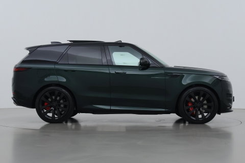 Land Rover Range Rover Sport 3.0 P550e Autobiography PHEV | British Racing Green | Performance Voorstoelen | Trekhaak | Luchtvering | Panoramadak | Meridian 3D | 23 Inch