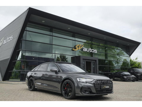 Audi A8 60 TFSIe 462pk S-Line Quattro Panoramdak *BTW* B&O *SOH 100%* 4-Wielsturing RS stoelen Luchtvering Massage Stoelkoeling