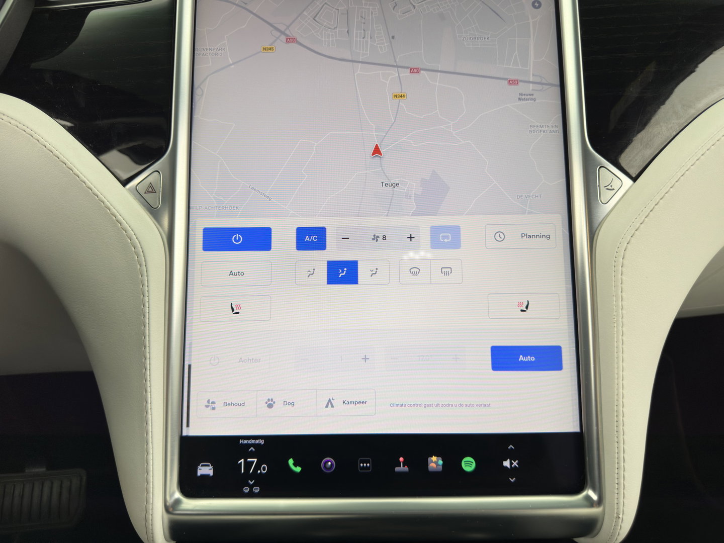 Tesla Model X 90D Base [6-Pers] Aut. *PANO-WINDOW | AUTO-PILOT | LEATHER-FABRIC | NAVI-FULLMAP | FULL-LED | AIRSUSPENSION | DIGI-COCKPIT | CCS-FASTLOADER | KEYLESS | DAB+ | HEATED-SPORTSEATS | PRIVACY-GLASS | 20"ALU*