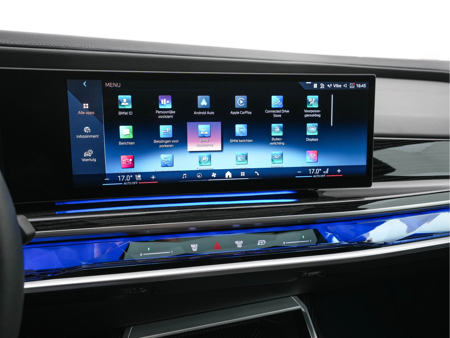 BMW i7 xDrive60 106 kWh M-Sportpack [3-Fase-11kW] {SoH-98%} (INCL.BTW) *PANO | HEAD-UP | LUXURY-LEATHER | FULL-LED | BLIND-SPOT | BOWERS&WILKINS | MEMORY-PACK | TOP-VIEW | VENTILATED/HEATED-COMFORTSEATS | SOFT-CLOSE | WIDE-SREEN-DIGICOCKPIT | KEYLESS