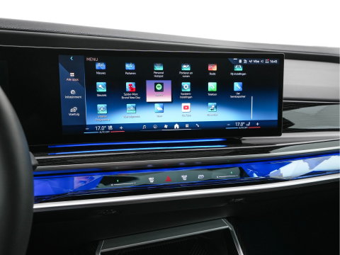 BMW i7 xDrive60 106 kWh M-Sportpack [3-Fase-11kW] {SoH-98%} (INCL.BTW) *PANO | HEAD-UP | LUXURY-LEATHER | FULL-LED | BLIND-SPOT | BOWERS&WILKINS | MEMORY-PACK | TOP-VIEW | VENTILATED/HEATED-COMFORTSEATS | SOFT-CLOSE | WIDE-SREEN-DIGICOCKPIT | KEYLESS