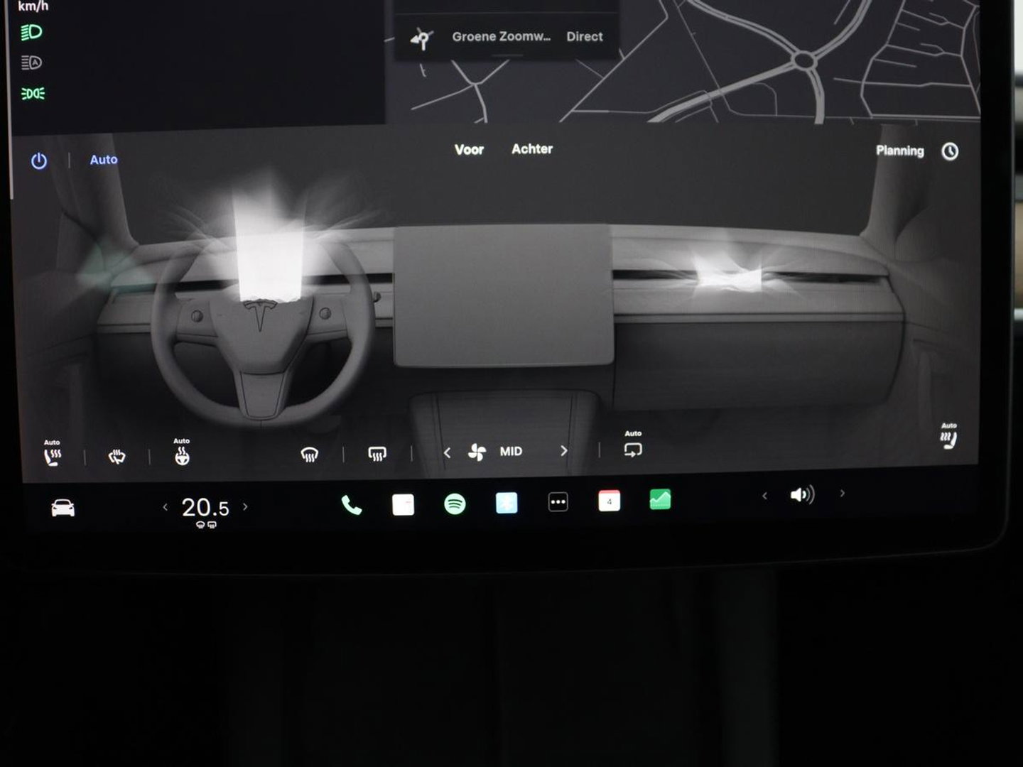 Tesla Model 3 Long Range AWD 75 kWh | SOH 88,8% | Panoramadak | Leder | Memory | Stuur/stoel verwarming | Achterbank verwarming | Adaptive cruise | Climate control